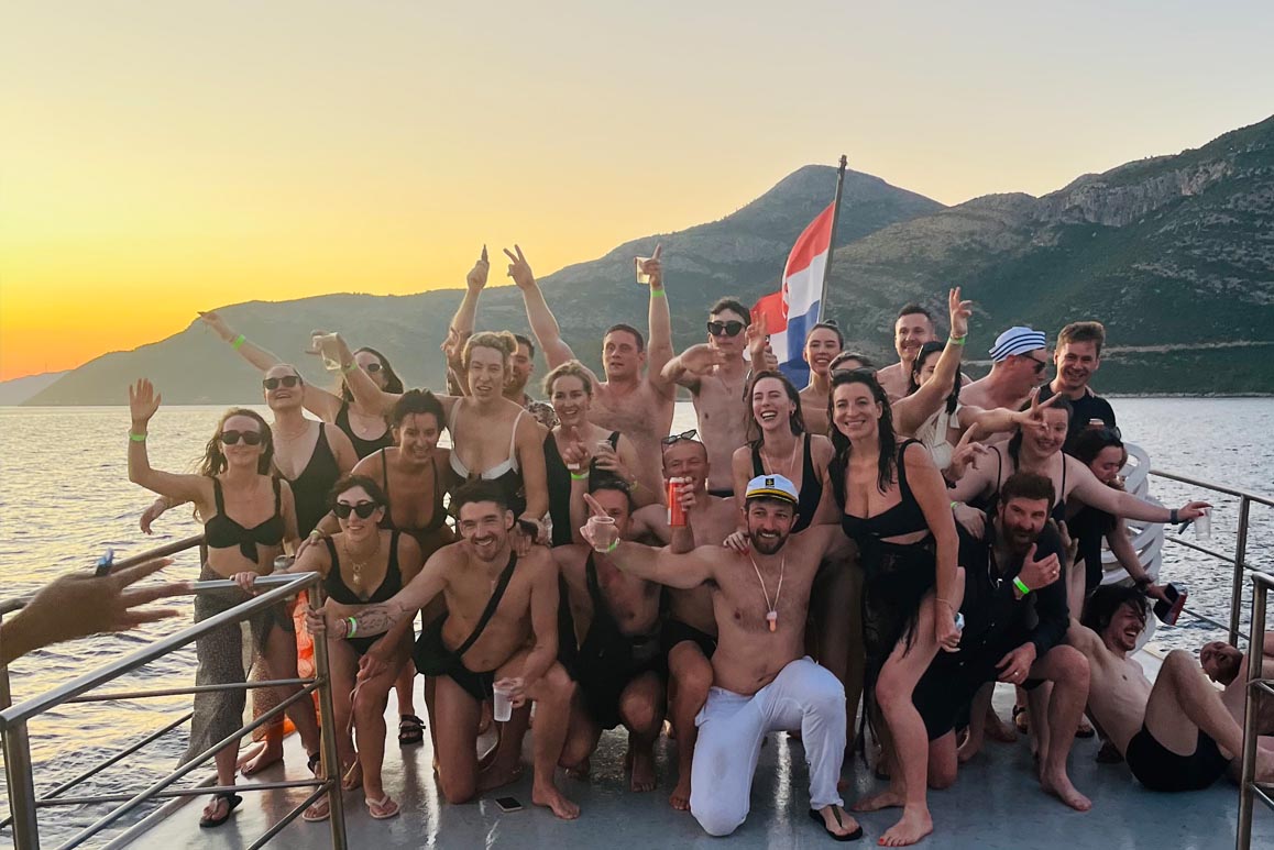 Dubrovnik boat party gallery image